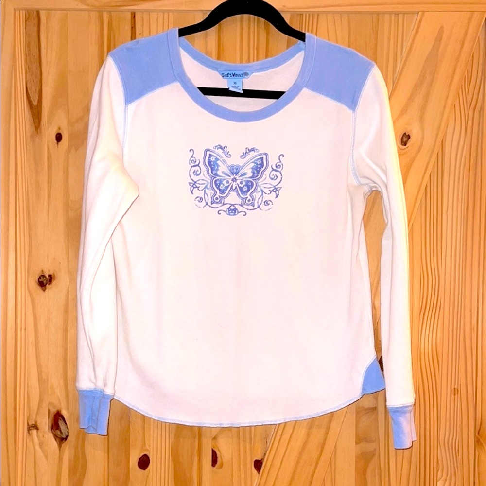 Y2K SoftWear Butterfly Long Sleeve